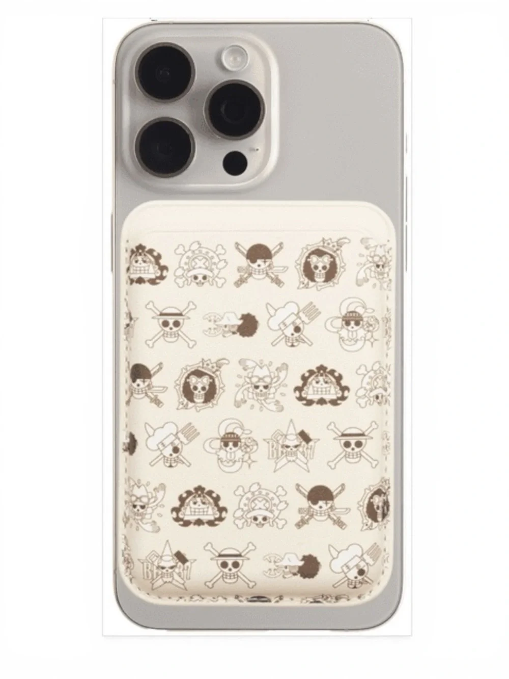 One Piece MagSafe Wallet Jolly Roger All Over Print CultureFly Magnetic Phone